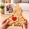 Custom Shaped Wooden Art Puzzle - Personalized Father's Day Birthday Gifts For Dad, Grandpa - Stand Tall And Stay Kind