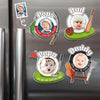 Custom Photo Acrylic Fridge Magnet - Personalized Father's Day Birthday Gifts For Dad, Grandpa - Doing What I Love Most