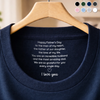 Custom Inside Neck Print T-Shirt - Personalized Father's Day Birthday Gifts For Dad, Grandpa - Thankful Every Day For Dad