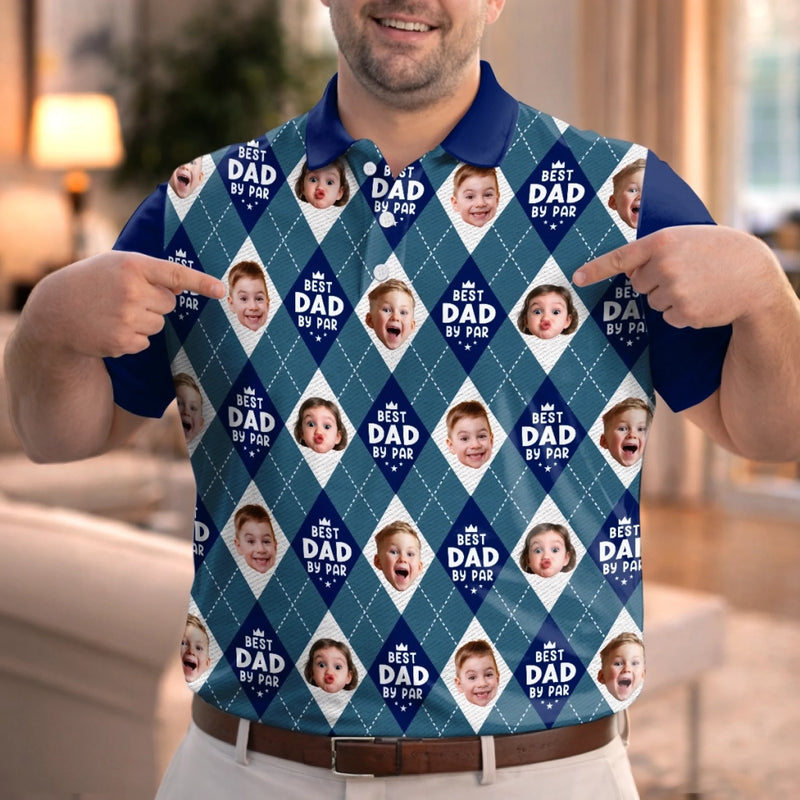 Custom Photo All Over Print Polo Shirt - Personalized Father's Day Birthday Golf Gifts For Dad, Grandpa - Golf Days Are The Best Days