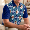 Custom Photo All Over Print Polo Shirt - Personalized Father's Day Birthday Golf Gifts For Dad, Grandpa - Golf Days Are The Best Days