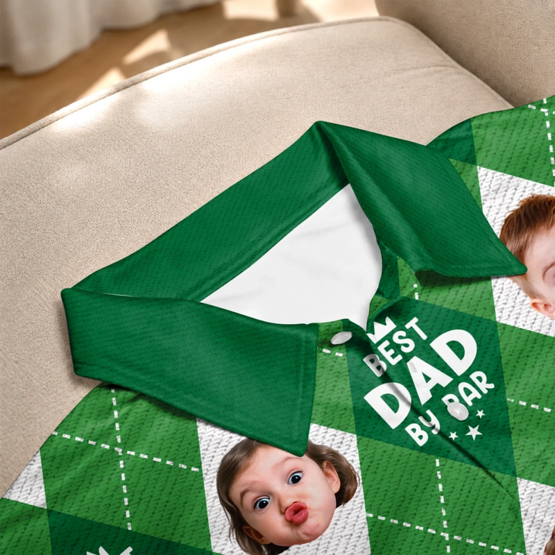 Custom Photo All Over Print Polo Shirt - Personalized Father's Day Birthday Golf Gifts For Dad, Grandpa - Golf Days Are The Best Days