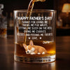 Custom Whiskey Glass - Personalized Father's Day Birthday Gifts For Dog Lovers, Dog Dad And Mom - Long Night Sleep