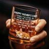 Custom Whiskey Glass - Personalized Father's Day Birthday Gifts For Dog Lovers, Dog Dad And Mom - Long Night Sleep