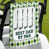 Custom Golf Towel - Personalized Father's Day Birthday Golf Gifts For Dad, Grandpa - Golf More Worry Less