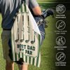 Custom Golf Towel - Personalized Father's Day Birthday Golf Gifts For Dad, Grandpa - Golf More Worry Less