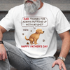 Custom Unisex T-shirt, Premium T-shirt, Hoodie - Personalized Father's Day Gifts For Dog Cat Lovers, Dog Dad And Mom, Cat Owners - Peak Dad Joke Energy