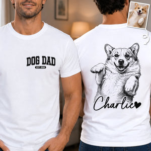 Custom Photo Unisex T-shirt - Personalized Father's Day Birthday Gifts For Dog Cat Lovers, Dog Dad And Mom, Cat Owners - Pet Lover Social Club