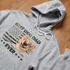 Custom Unisex T-shirt, Premium T-shirt, Hoodie - Personalized Father's Day Gifts For Dog Cat Lovers, Dog Dad And Mom, Cat Owners - Happiness Has Four Paws