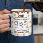 Custom 3D Inflated Effect Printed Mug - Personalized Father's Day Birthday Gifts For Dad, Grandpa - Delight In Every Sip