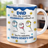 Custom 3D Inflated Effect Printed Mug - Personalized Father's Day Birthday Gifts For Dad, Grandpa - Sips Of Love