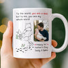 Custom Photo Mug - Personalized Baby Shower, Gender Reveal Gifts For New Dads, New Grandpas - Celebrate New Beginnings