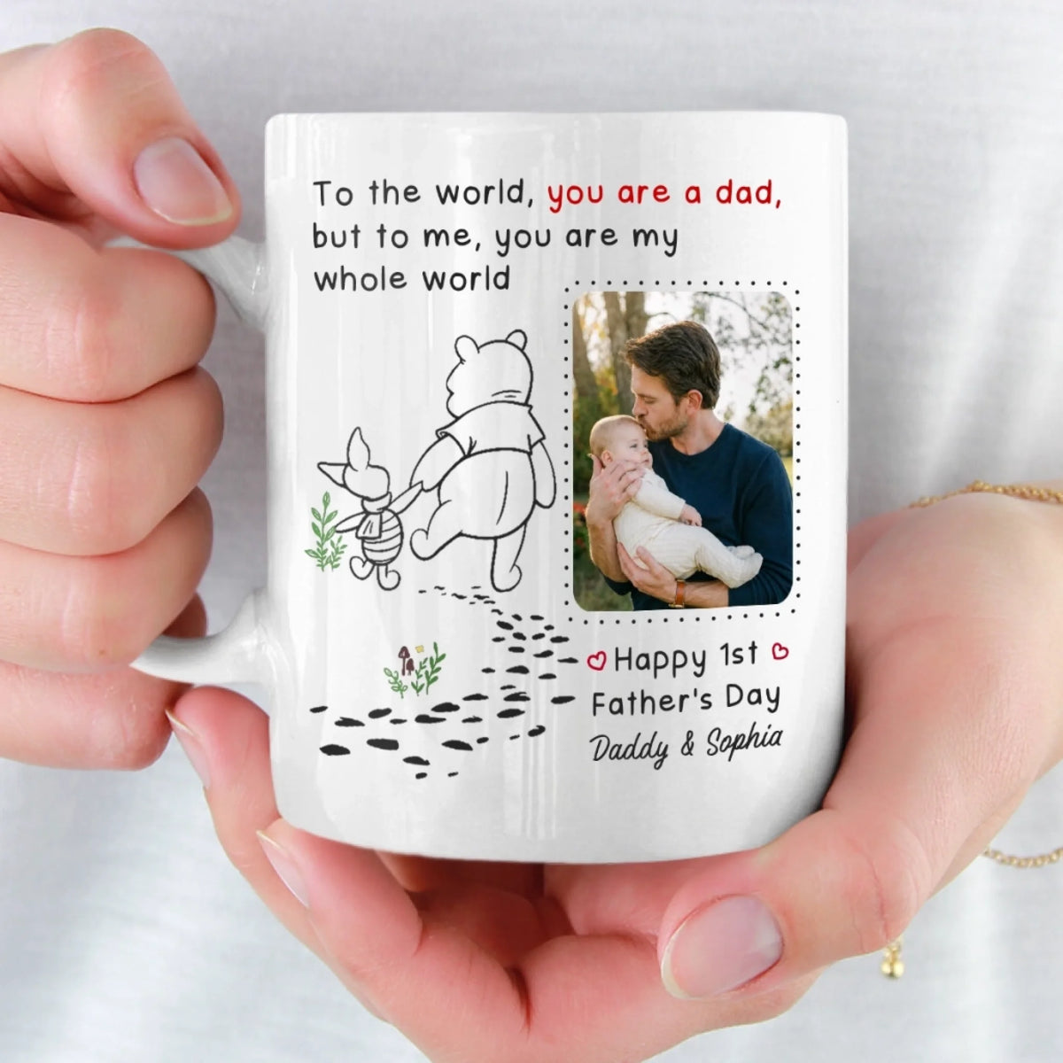 Custom Photo Mug - Personalized Baby Shower, Gender Reveal Gifts For New Dads, New Grandpas - Celebrate New Beginnings