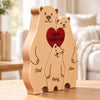 Custom Shaped Wooden Art Puzzle - Personalized Father's Day Birthday Gifts For Dad, Grandpa - Together Is Our Favorite Place