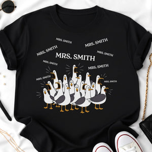 Custom Unisex T-shirt, Premium T-shirt, Hoodie - Personalized Funny Gifts For Teachers - Classroom Seagull Behavior Detected