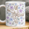 Custom 3D Inflated Effect Printed Mug - Personalized Birthday Gifts For Mom, Grandma - Tiny Hands, Big Heart