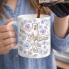 Custom 3D Inflated Effect Printed Mug - Personalized Birthday Gifts For Mom, Grandma - Tiny Hands, Big Heart