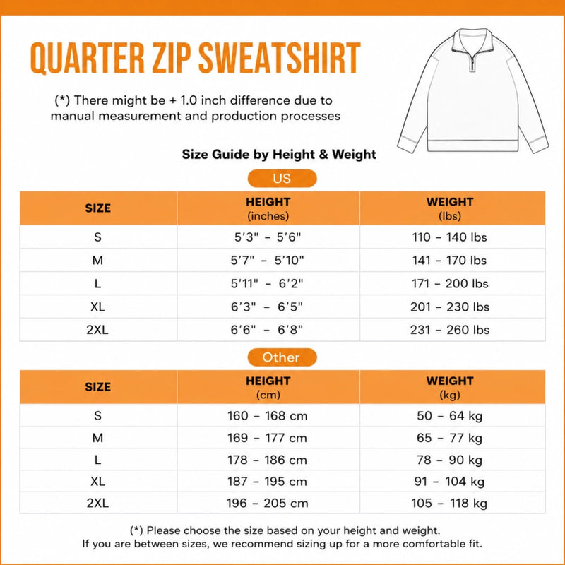 Custom Unisex Quarter Zip Sweatshirt - Personalized America 250th Anniversary Gifts For Mom, Dad, Brother, Sister, Kids - Vintage Patriot Spirit