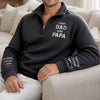 Custom Unisex Quarter Zip Sweatshirt - Personalized Father's Day Birthday Gifts For Dad, Grandpa - Dad Makes Every Memory Better
