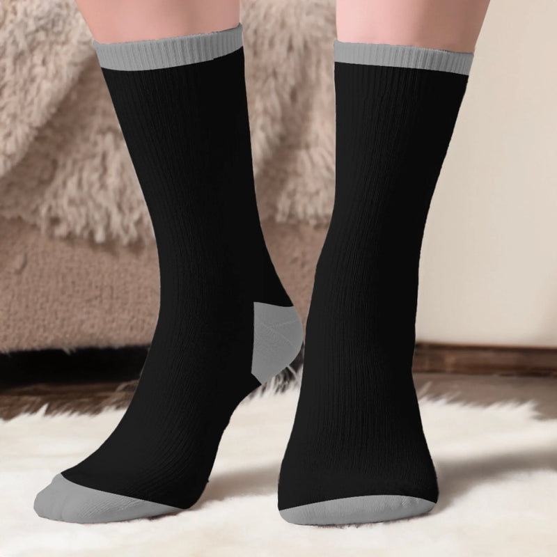 Custom Crew Socks - Personalized Father's Day Gifts For Dad, Grandpa - Sleepiest Legend Alive