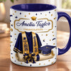 Custom Accent Mug - Personalized Graduation Gifts For Him, Her - The Grad Era Begins