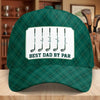 Custom Hat, All Over Print Classic Cap - Personalized Birthday Golf Gifts For Dad, Grandpa - Golf Is My Happy Hour