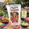 Custom Photo Party Cups - Personalized Retirement Gifts For Women, Men - The Legend Has Retired
