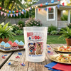 Custom Party Cups - Personalized America 250th Anniversary Gifts For Dog Lovers, Dog Dad And Mom - Paws Make Everything Better