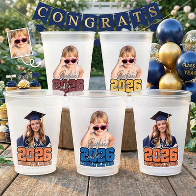 Custom Photo Graduation Cups - Personalized Graduation Gifts For Him, Her - The Journey Was Worth It
