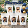 Custom Photo Graduation Cups - Personalized Graduation Gifts For Him, Her - Caps Off To You