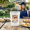 Custom Photo Graduation Cups - Personalized Graduation Gifts For Him, Her - Caps Off To You