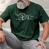 Custom Unisex T-shirt - Personalized Father's Day Birthday Gifts For Dad, Grandpa - My First Hero My Forever Friend