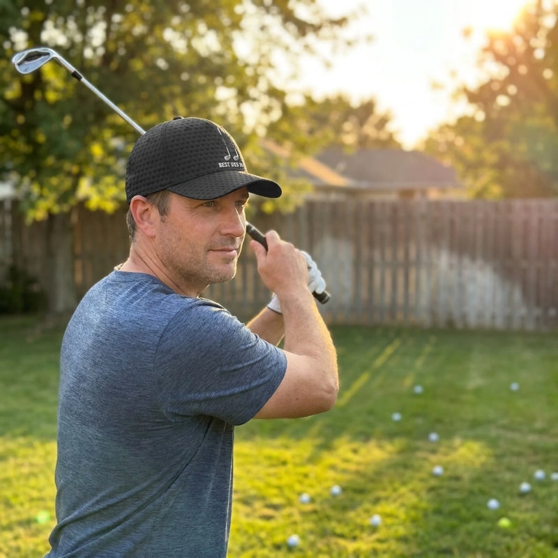 Custom Hat, All Over Print Classic Cap - Personalized Birthday Golf Gifts For Dad, Grandpa - Weekend Forecast Golf