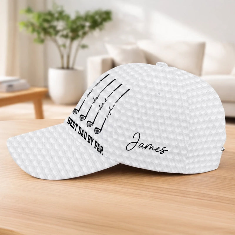 Custom Hat, All Over Print Classic Cap - Personalized Birthday Golf Gifts For Dad, Grandpa - Weekend Forecast Golf