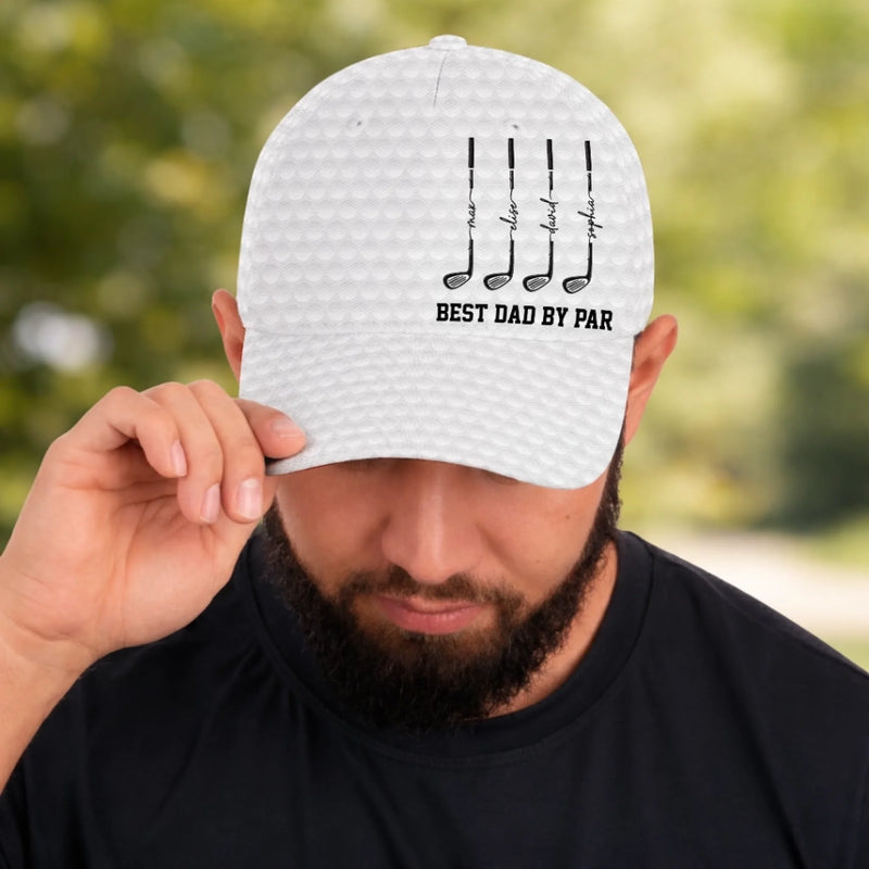 Custom Hat, All Over Print Classic Cap - Personalized Birthday Golf Gifts For Dad, Grandpa - Weekend Forecast Golf