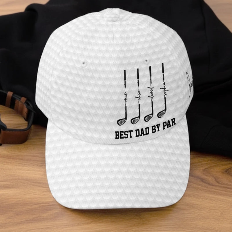 Custom Hat, All Over Print Classic Cap - Personalized Birthday Golf Gifts For Dad, Grandpa - Weekend Forecast Golf