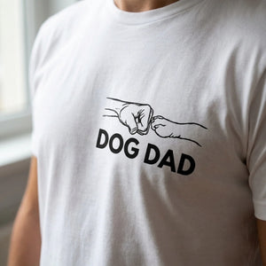Custom Photo Unisex T-shirt - Personalized Father's Day Birthday Gifts For Dog Cat Lovers, Dog Dad And Mom, Cat Owners - Furry Friends Forever