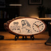 Custom Photo Wooden Clock - Personalized Father's Day Birthday Gifts For Dad, Grandpa - A Father’s Love Never Fades