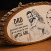 Custom Photo Wooden Clock - Personalized Father's Day Birthday Gifts For Dad, Grandpa - A Father’s Love Never Fades