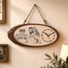Custom Photo Wooden Clock - Personalized Father's Day Birthday Gifts For Dad, Grandpa - A Father’s Love Never Fades