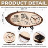 Custom Photo Wooden Clock - Personalized Father's Day Birthday Gifts For Dad, Grandpa - A Father’s Love Never Fades