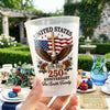 Custom Party Cups - Personalized America 250th Anniversary Gifts For Mom, Dad, Brother, Sister, Kids - Raise A Cup To Our Legacy