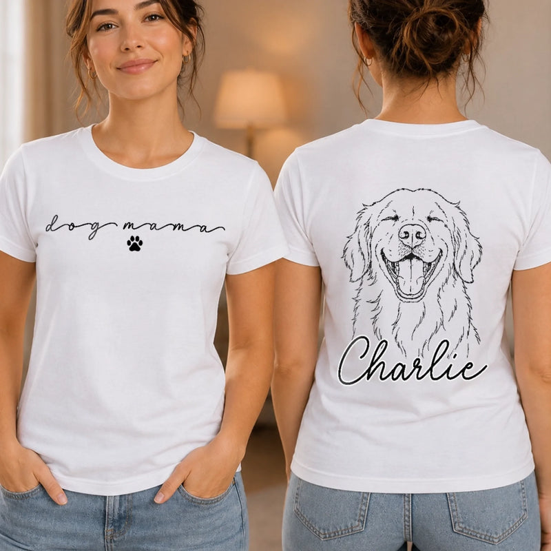 Custom Photo Unisex T-shirt - Personalized Birthday Gifts For Dog Cat Lovers, Dog Dad And Mom, Cat Owners - Fur Mama Mood