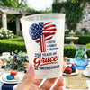 Custom Party Cups - Personalized America 250th Anniversary Gifts For Mom, Dad, Brother, Sister, Kids - Family Freedom Fiesta