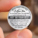 Custom Pocket Hug - Personalized Birthday Gifts For Granddaughter - Keep This Close To Your Heart