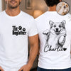 Custom Photo Unisex T-shirt - Personalized Father's Day Birthday Gifts For Dog Cat Lovers, Dog Dad And Mom, Cat Owners - Home Is Where My Pets Are