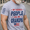Custom Unisex T-Shirt With Design On Sleeve - Personalized Father's Day Birthday Gifts For Dad, Grandpa - Dad Built This Legacy