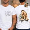 Custom Photo Unisex T-shirt - Personalized Anniversary Wedding Gifts For Husband And Wife, Him And Her - Couple Era Forever
