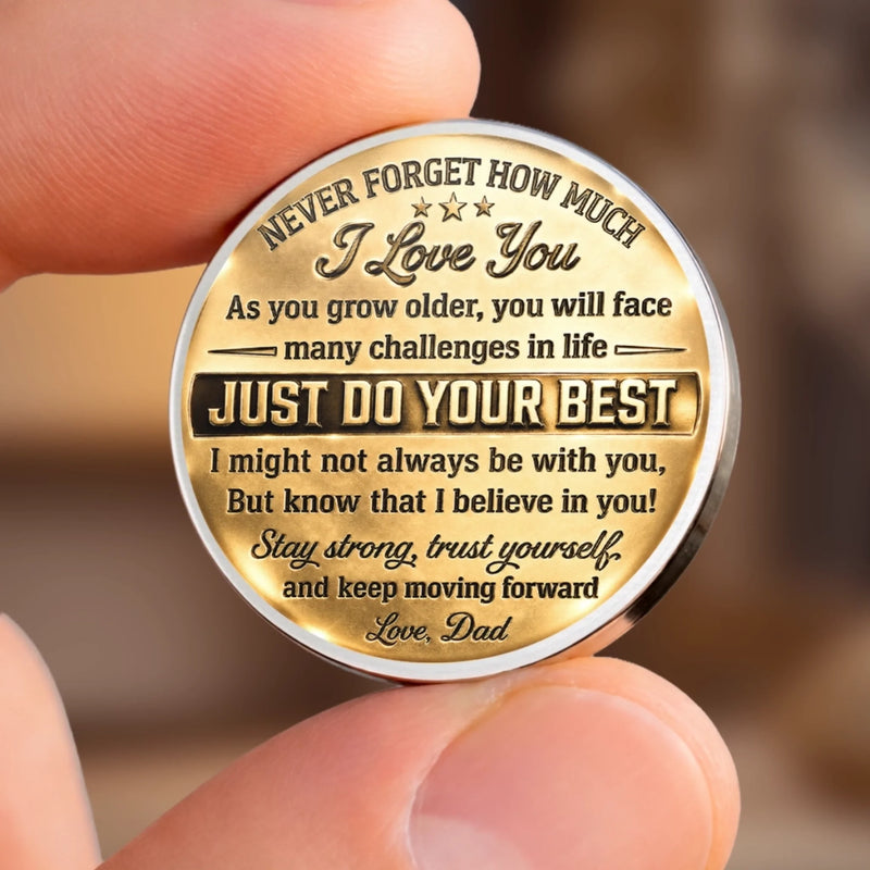 Custom Pocket Hug - Personalized Birthday Gifts For Daughter - A Reminder She’ll Carry Forever
