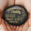 Custom Printed Rock - Personalized Father's Day, Baby Shower, Gender Reveal Gifts For New Moms, New Dads, New Parents - First Comes Love Baby